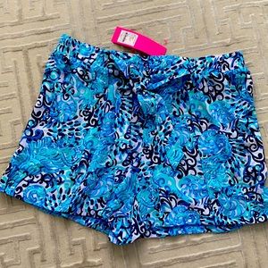 NWT Lilly Pulitzer Mylee Tie Shorts